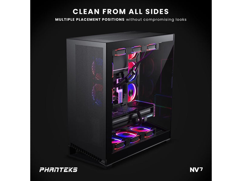 Phanteks NV7, Showcase Full-Tower Chassis, High Airflow Performance, Integrated