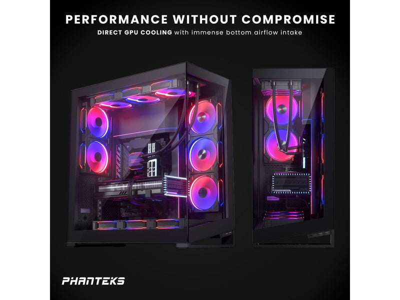 Phanteks NV9, Showcase Full-Tower Chassis, High Airflow Performance, Integrated