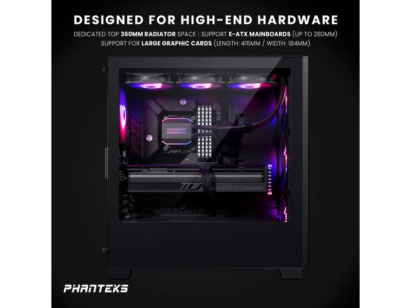 Phanteks XT Pro Ultra, Mid-Tower Gaming Chassis, 4x M25-140 Fans Included, High