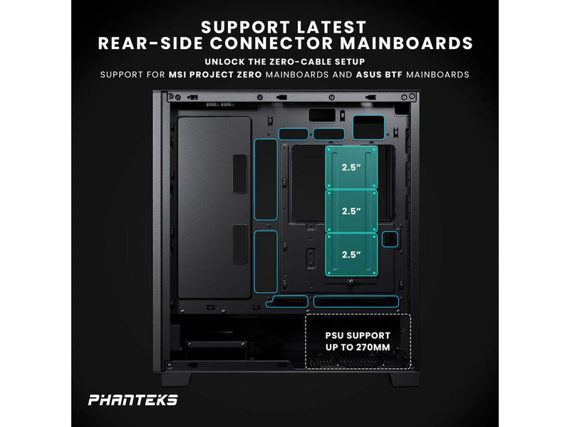 Phanteks XT Pro Ultra, Mid-Tower Gaming Chassis, 4x M25-140 Fans Included, High