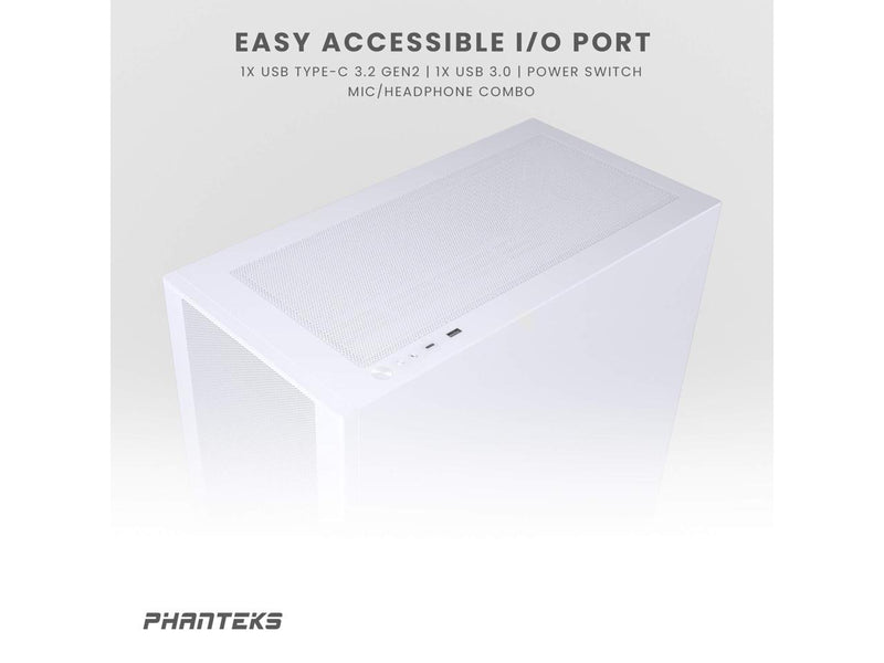 Phanteks XT Pro Ultra, Mid-Tower Gaming Chassis, 4x M25-140 DRGB Fans Included,