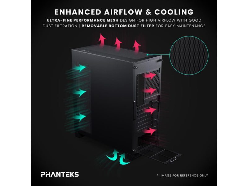 Phanteks NV5S, Showcase Mid-Tower ATX Chassis, High Airflow Performance,