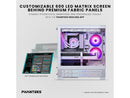 Phanteks XT View Matrix Mid-Tower ATX Gaming PC Case, 600-LED Matrix Display,
