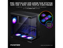 Phanteks XT V5 Panoramic Glass Compact ATX Gaming PC Case, 4x 120 ARGB PWM fans,