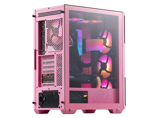 XPG Starker Air STARKERAIR-PKCUS Pink ATX Mid Tower Computer Case