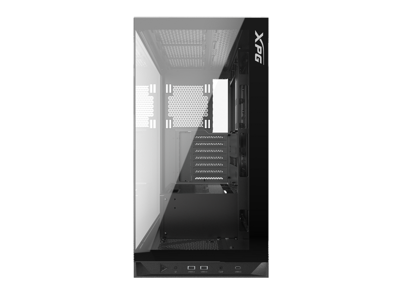 XPG Invader X Mid Tower Gaming PC Case, Supports ATX/Micro-ATX/Mini-ITX, Dual
