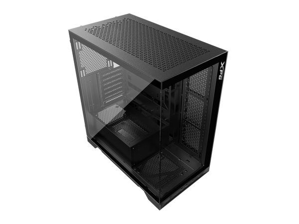 XPG Invader X Mid Tower Gaming PC Case, Supports ATX/Micro-ATX/Mini-ITX, Dual