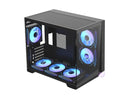 Formula V Line Crystal Z4M Plus Mid-Tower PC Case, Geometric Front Panel, Angled