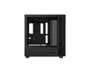 TRYX FLOVA Black Mid-Tower ATX PC Case Breathable Fabric-Crafted Tempered Glass