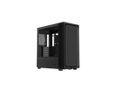 TRYX FLOVA Black Mid-Tower ATX PC Case Breathable Fabric-Crafted Tempered Glass
