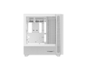 TRYX FLOVA White Mid-Tower ATX PC Case Breathable Fabric-Crafted Tempered Glass