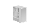 TRYX FLOVA White Mid-Tower ATX PC Case Breathable Fabric-Crafted Tempered Glass