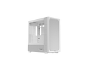 TRYX FLOVA White Mid-Tower ATX PC Case Breathable Fabric-Crafted Tempered Glass