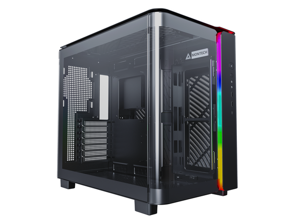 MONTECH, KING 95 Dual-Chamber ATX Mid-Tower PC Gaming Case, High-Airflow,