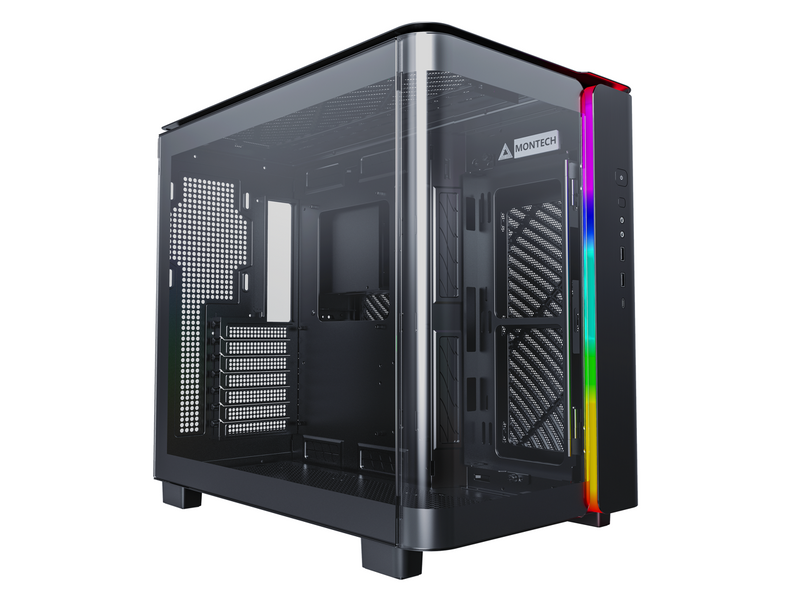 MONTECH, KING 95 Dual-Chamber ATX Mid-Tower PC Gaming Case, High-Airflow,