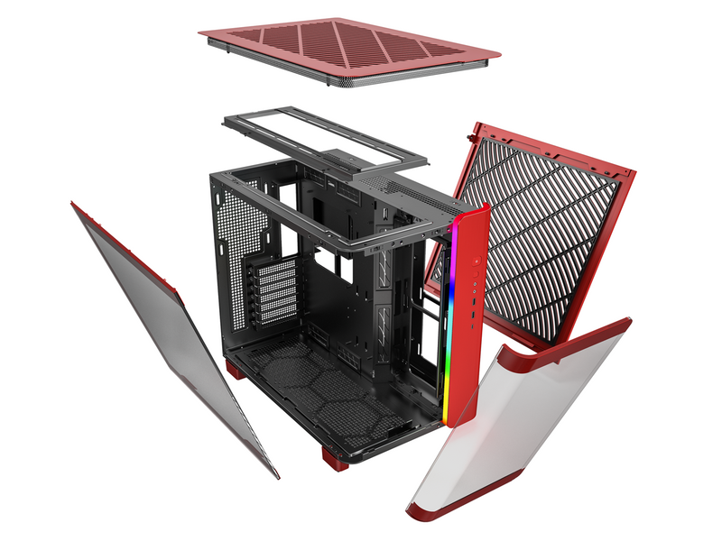 MONTECH, KING 95 Dual-Chamber ATX Mid-Tower PC Gaming Case, High-Airflow,