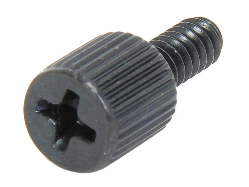 StarTech.com SCREWTHUMB 6-32, 5/16in Long Black Metal Computer Case Thumbscrew –