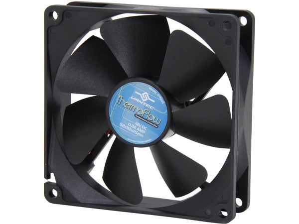 Vantec Thermoflow 92mm Double Ball BearingTemperature Controlled Case Fan -