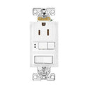 EATON 15-AMP DECORATOR OUTLET GFCI PROTECTION RESIDENTIAL TRSGF15W-M-L - WHITE - Like New