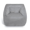 Delta Children Cozee Cube Chair Kid Size (For Kids Up To 10 Years Old) - Alloy - Brand New