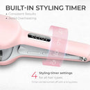 TYMO CURLING IRON HAIR CRIMPER WAVER, IONIC DEEP CURLER - PINK 1.25" - Like New