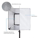 Fovitec 23" Square Softbox Fovitec 900 and 1200 LED Panels - White - Like New