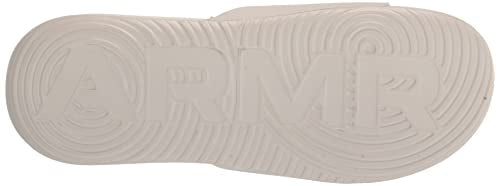 UNDER ARMOUR MEN'S ANSA FIXED SLIDE SANDAL SIZE 9 FOG/IVORY - Like New