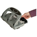OFFICE DEPOT BRAND DELUXE 3-HOLE HEAVY-DUTY PUNCH - METALLIC SILVER - Like New