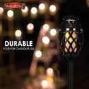 SAKAR Margaritaville Tiki Torch Waterproof Bluetooth Speaker (2 Pack) - Black Like New