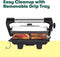 BELLA Panini Sandwich Maker Electric Double Nonstick Plates - Stainless Steel Like New