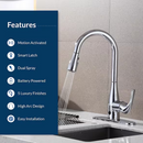 FLOW MOTION ACTIVATED SINGLE-HANDLE PULL-DOWN SPRAYER KITCHEN FAUCET - CHROME - Like New