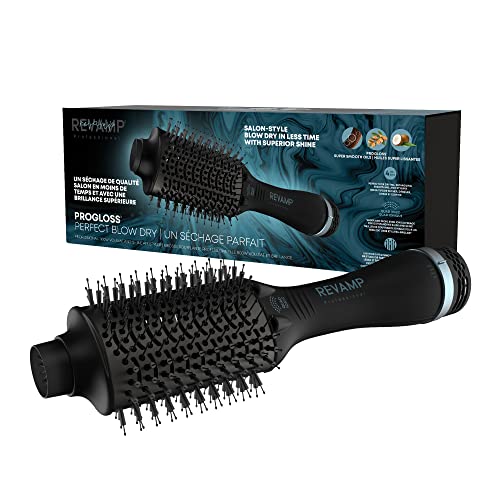 Revamp Progloss Perfect Blow Dry Volume Styler - Ceramic Barrel Hair Dryer Bru - Like New