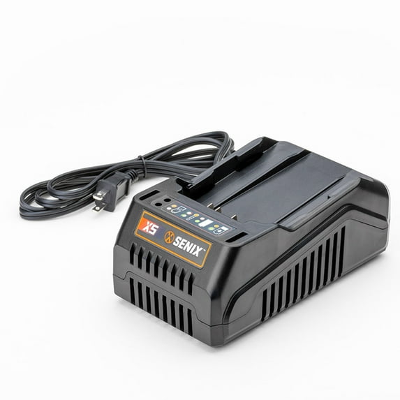 SENIX 58 VOLT MAX LITHIUM ION BATTERY CHARGER POWER STATION - BLACK - Like New