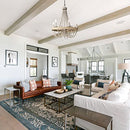 PARROT UNCLE CHANDELIERS FOR DINING ROOM, FARMHOUSE - FLAXEN - Like New