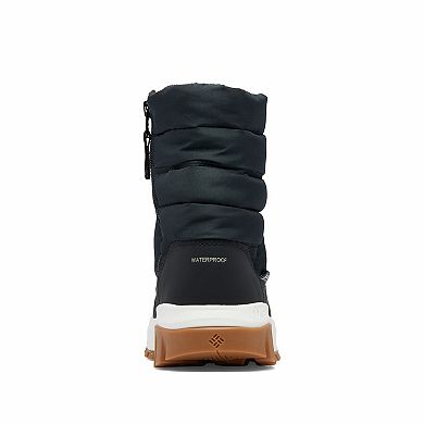 COLUMBIA SNOWTROT WOMEN'S WINTER BOOTS - SIZE: WOMEN 10.5 (AU/UK M8.5) - BLACK - Like New