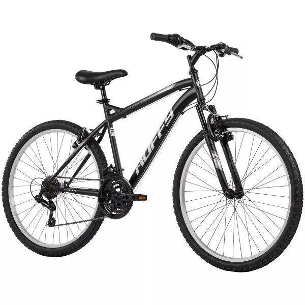 HUFFY HIGHLAND MOUNTAIN BIKE - 26" WHEELS - 21 SPEEDS - M/L - BLACK - Like New