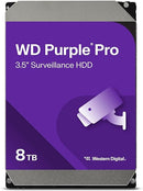 Western Digital 8TB WD Purple Pro Surveillance Internal Hard Drive - Silver - Like New