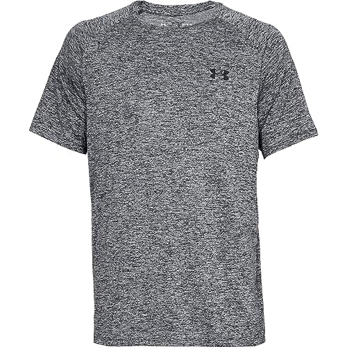 ‎Under Armour Men's Tech 2.0 Short Sleeve T-Shirt Steel Gray/Black XL - Brand New