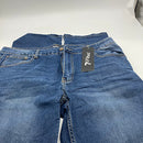 7GROOVE MEN'S JEANS STRAIGHT DENIM - SIZE: MEN 38/32 - MD. BLUE - Brand New