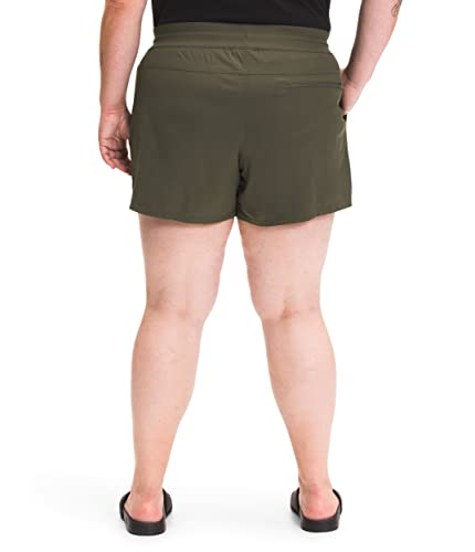 THE NORTH FACE APHRODITE MOTION SHORTS LARGE - NEW TAUPE GREEN - Like New
