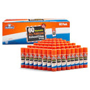 ELMER'S ALL PURPOSE SCHOOL GLUE STICKS WASHABLE 7 GRAMS 60 COUNT E501 - CLEAR - Brand New