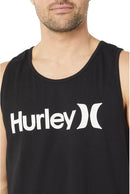 HURLEY MEN'S EVERYDAY ONE AND ONLY SOLID TANK T-SHIRT - SIZE: MEN L - BLACK - Like New