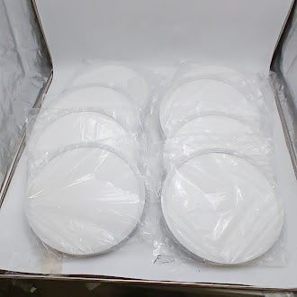 GENERIC LED CEILING LIGHT, AC110-120V, 60HZ, 3200LM, 12INCHES 28W 8-PACK - WHITE - Like New