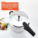IMUSA USA A417-80801W Stovetop Aluminum Pressure Cooker 7.0-Quart - Silver - Like New