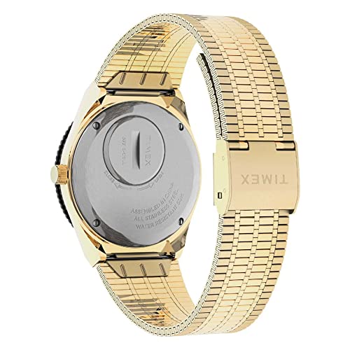 Timex Q Women's 36mm Watch Gold-Tone Cream TW2U95800VQ - Like New