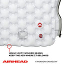 AIRHEAD AIRHEAD AIR ISLAND INFLATABLE LARGE LAKE FLOAT MAT - BLUE - Like New