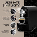 CHEFWAVE KÁVA MINI ESPRESSO MACHINE NESPRESSO 20 BAR PRESSURE CW-NCM01B - BLACK - Like New