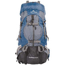 TETON SPORTS OUTFITTER 4600 ULTRALIGHT BACKPACK HIKING, CAMPING, 75L - BLUE - Brand New