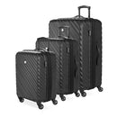 SWISSGEAR 3-PIECE SPINNER SET SW35300 - BLACK - Like New