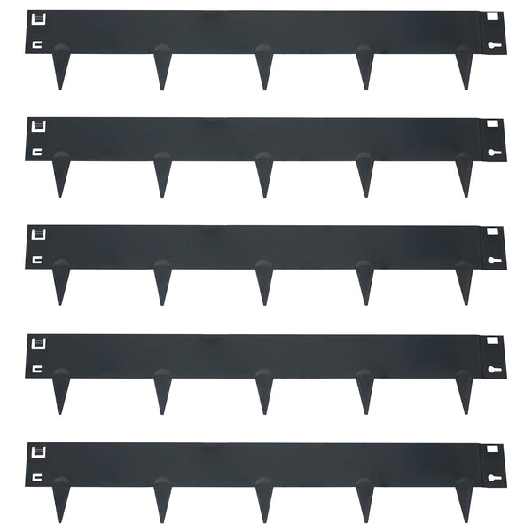 Sunnydaze 16.7' Steel Garden Edging for Landscaping 5-Pack HBM-666 Gray - Like New